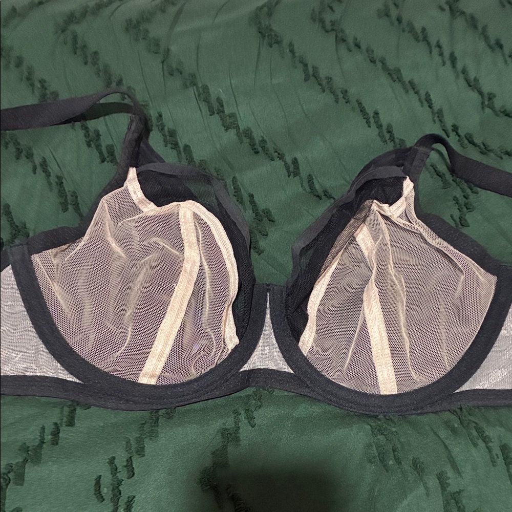 Freya Black Sheer Underwire Bra - Picture 5 of 7